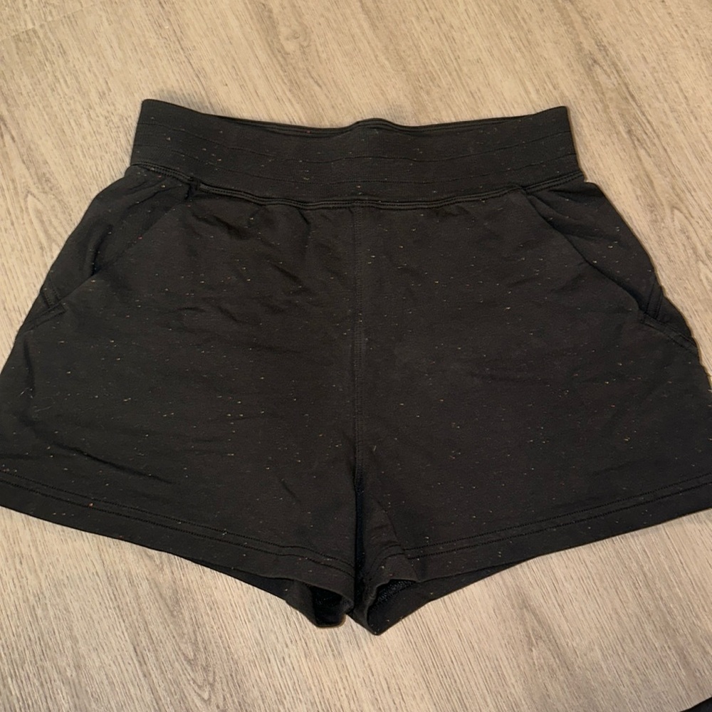 Color Speckled Lulu Sweatpant Shorts